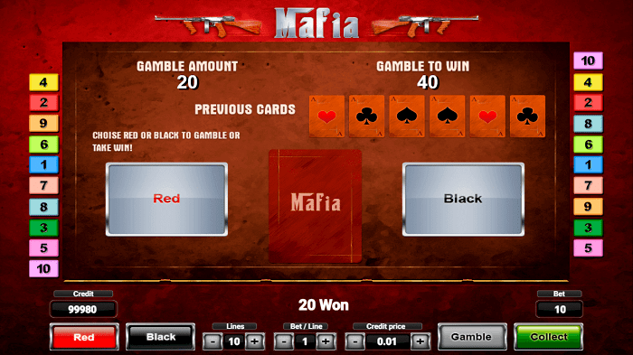 Mafia Gamble Function Mafia slot game gamble function