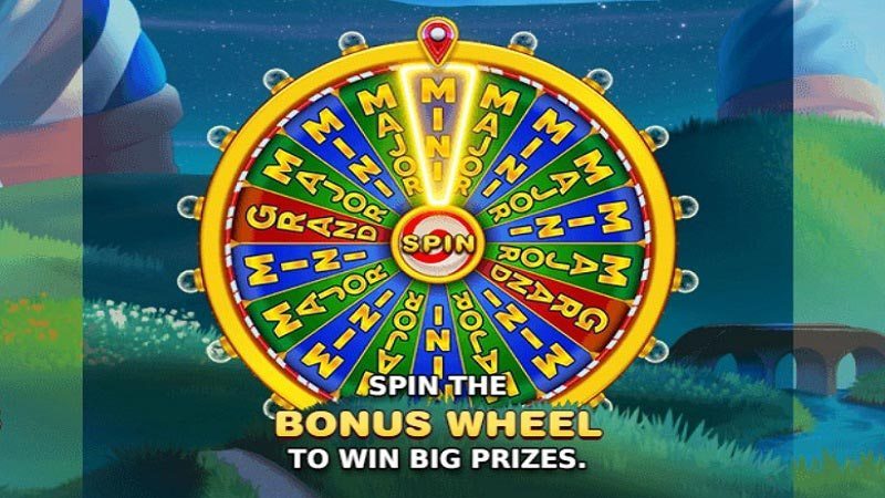 Candy Links Bonanza bonus wheel