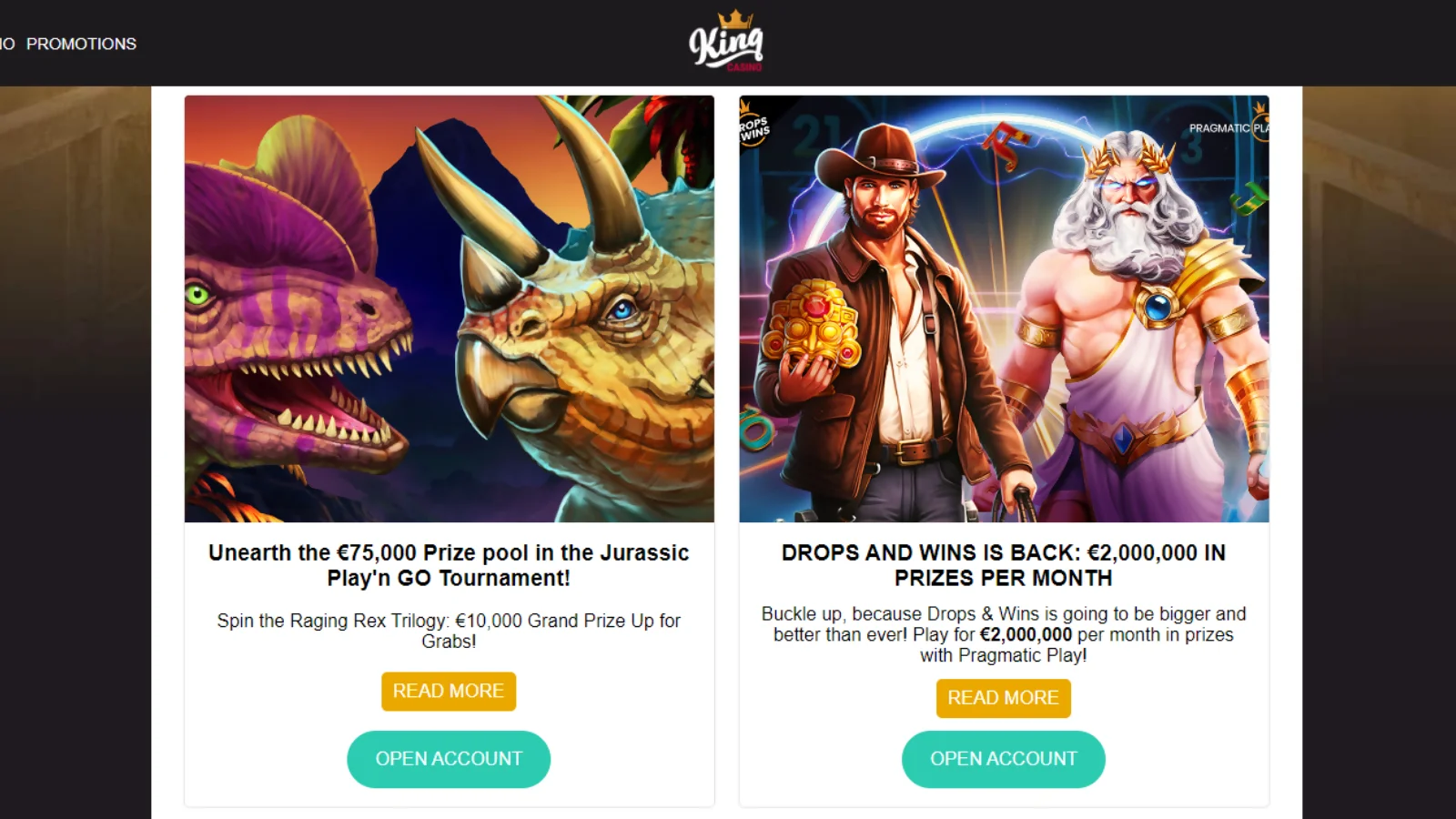 King Casino - Return to Player (RTP) & Payout Percentages king casino bonus